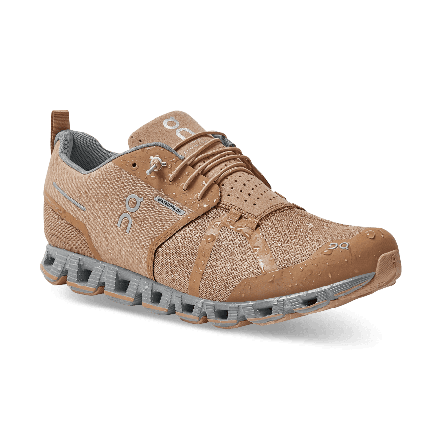 Men's On Cloud 2 Waterproof Sneakers Brown | USA-7089236