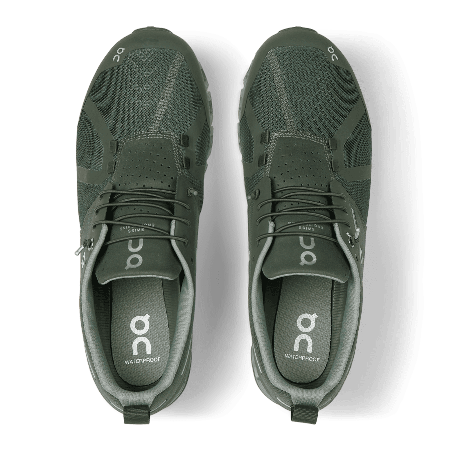 Men's On Cloud 2 Waterproof Sneakers Dark Green | USA-6854129