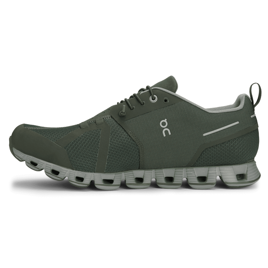 Men's On Cloud 2 Waterproof Sneakers Dark Green | USA-6854129