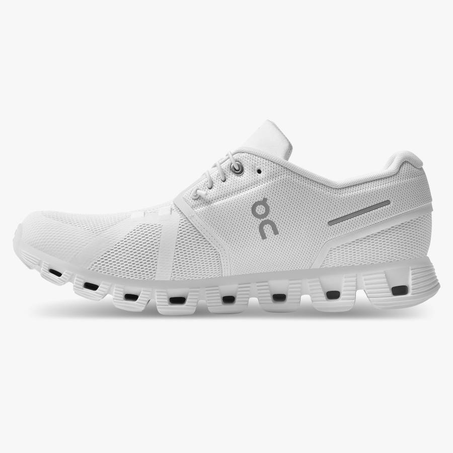 Men's On Cloud 5 Sneakers White | USA-3607542