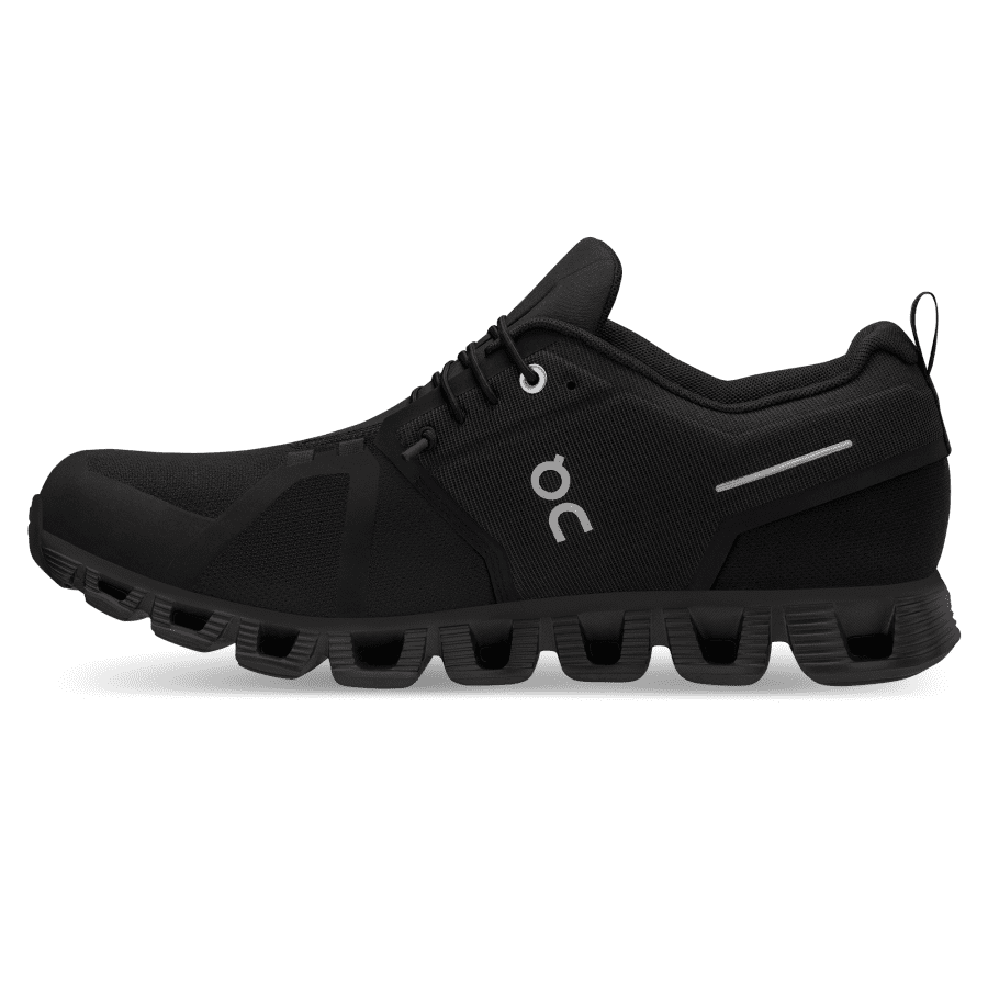 Men's On Cloud 5 Waterproof Sneakers Black | USA-5648123