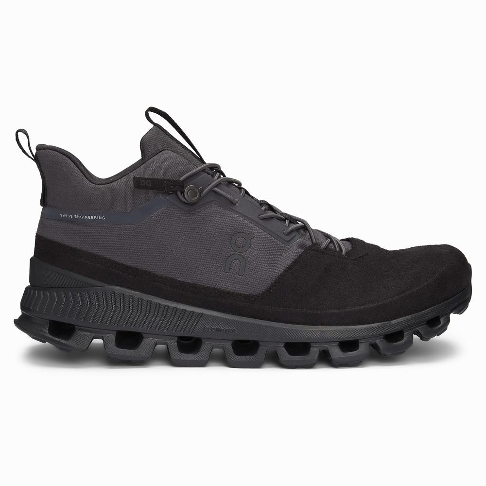 Men's On Cloud Hi Sneakers Black | USA-1985603