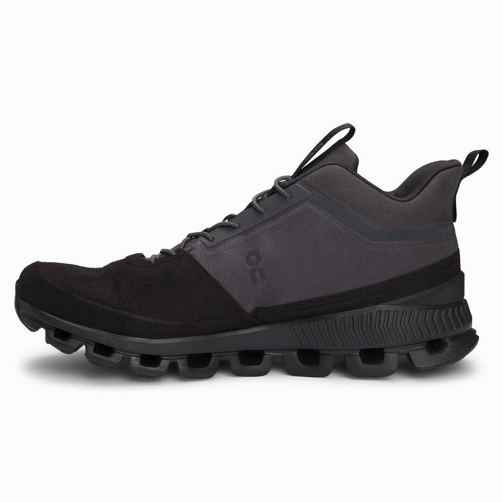 Men's On Cloud Hi Sneakers Black | USA-1985603