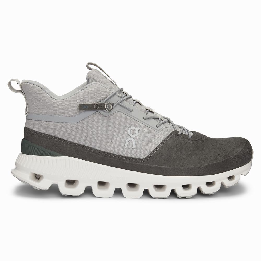 Men's On Cloud Hi Sneakers Grey / Black | USA-5049678