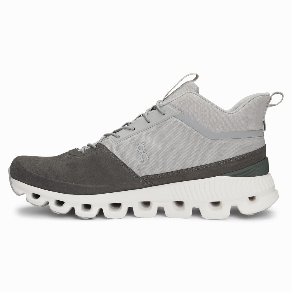 Men's On Cloud Hi Sneakers Grey / Black | USA-5049678