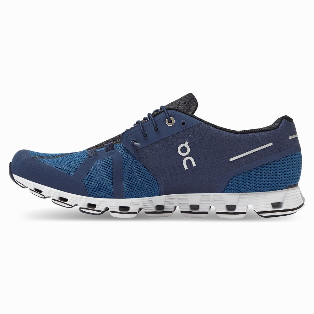 Men's On Cloud Running Shoes Dark Blue | USA-1534908