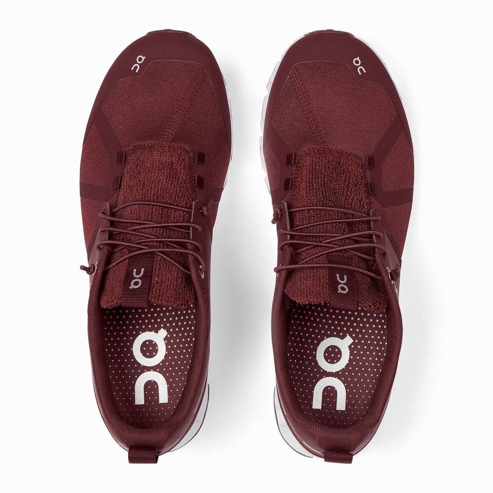 Men's On Cloud Terry Running Shoes Claret | USA-1285760