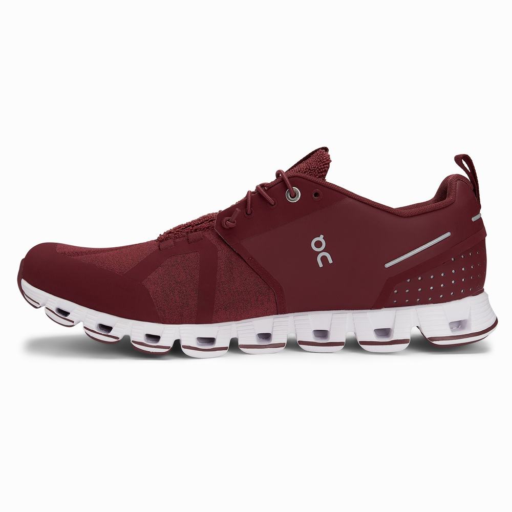 Men's On Cloud Terry Running Shoes Claret | USA-1285760