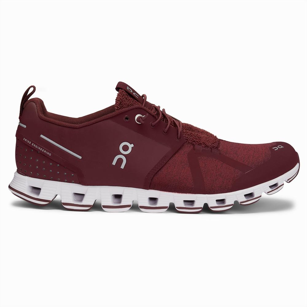 Men\'s On Cloud Terry Running Shoes Claret | USA-1285760