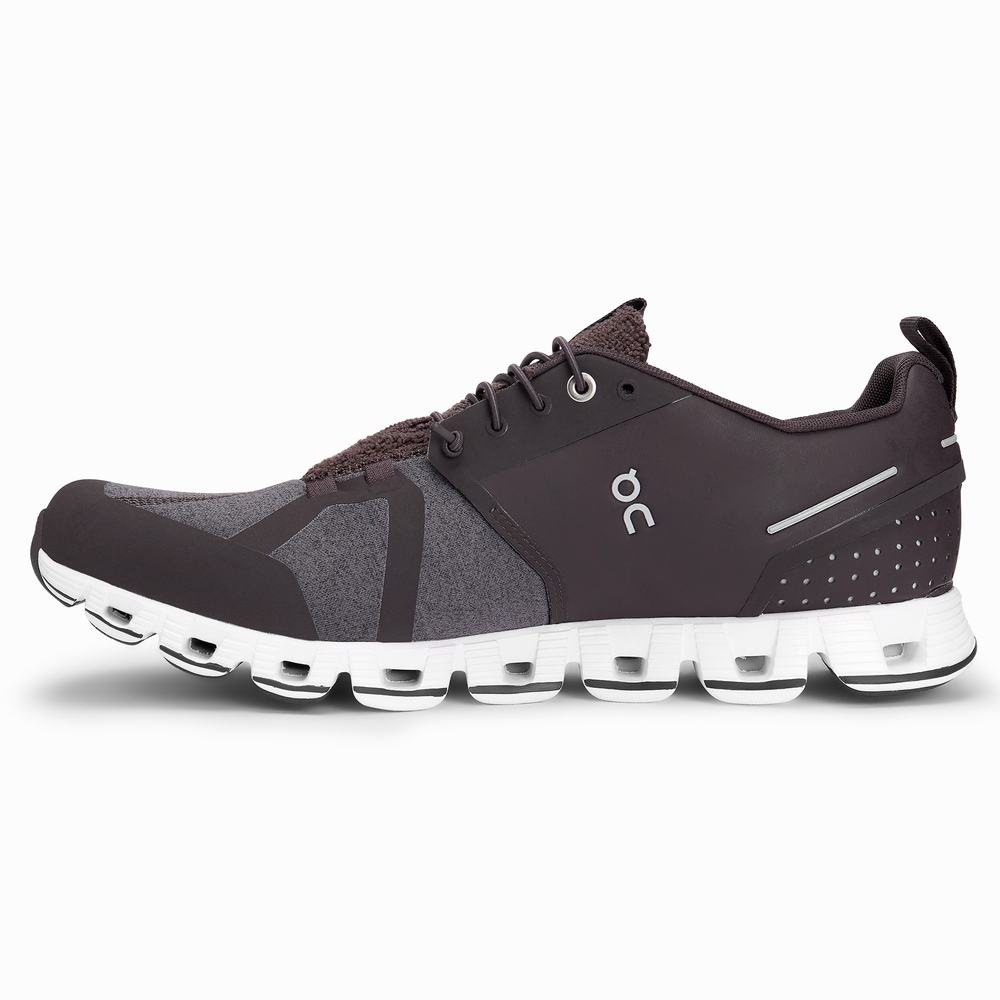 Men's On Cloud Terry Running Shoes Dark Purple | USA-3065497