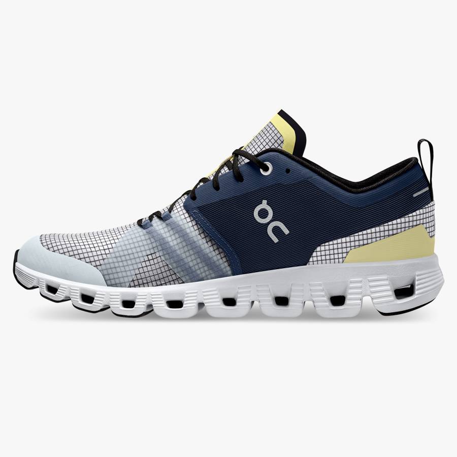 Men's On Cloud X Shift Sneakers Dark Blue / White | USA-2748915