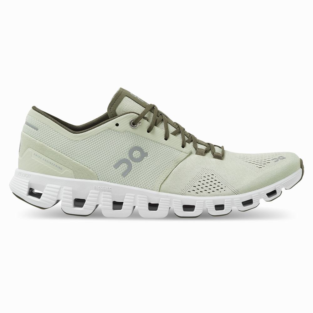 Men's On Cloud X Training Shoes White | USA-6147095