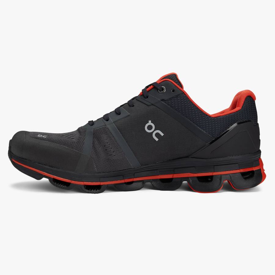 Men's On Cloudace 1 Road Running Shoes Black | USA-9715846