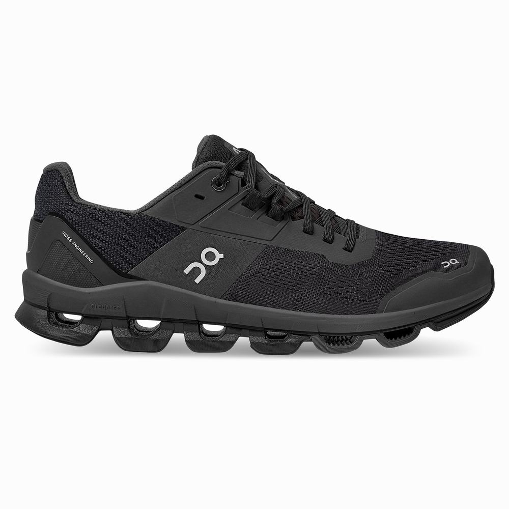 Men's On Cloudace Road Running Shoes Black | USA-6719028