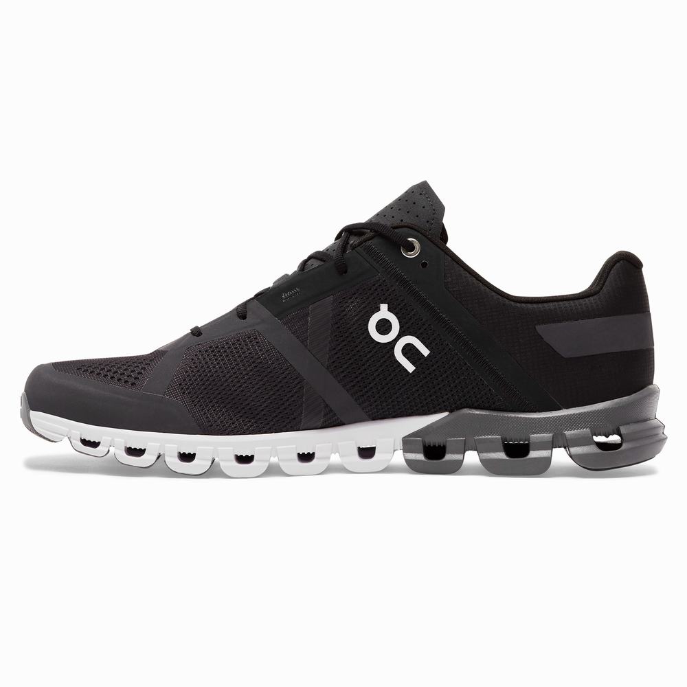 Men's On Cloudflow Racing Shoes Black | USA-0543679