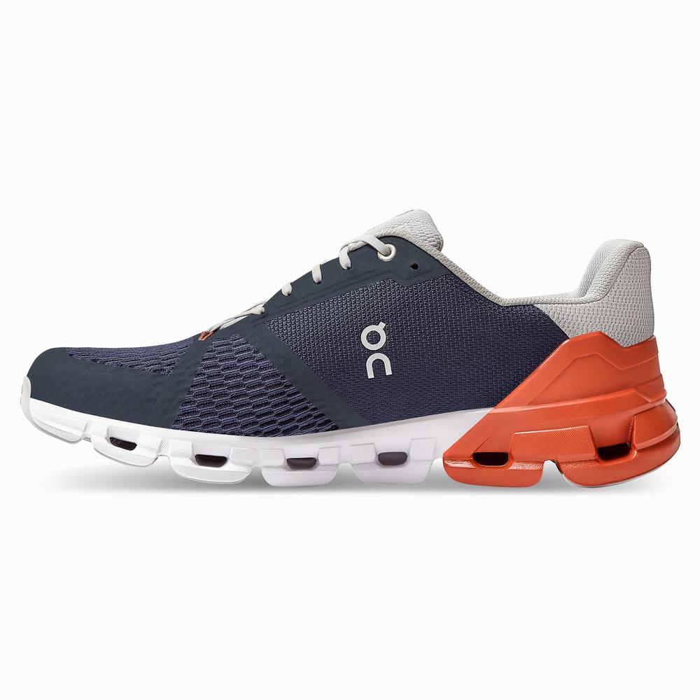 Men's On Cloudflyer Running Shoes Royal / Grey | USA-3956420