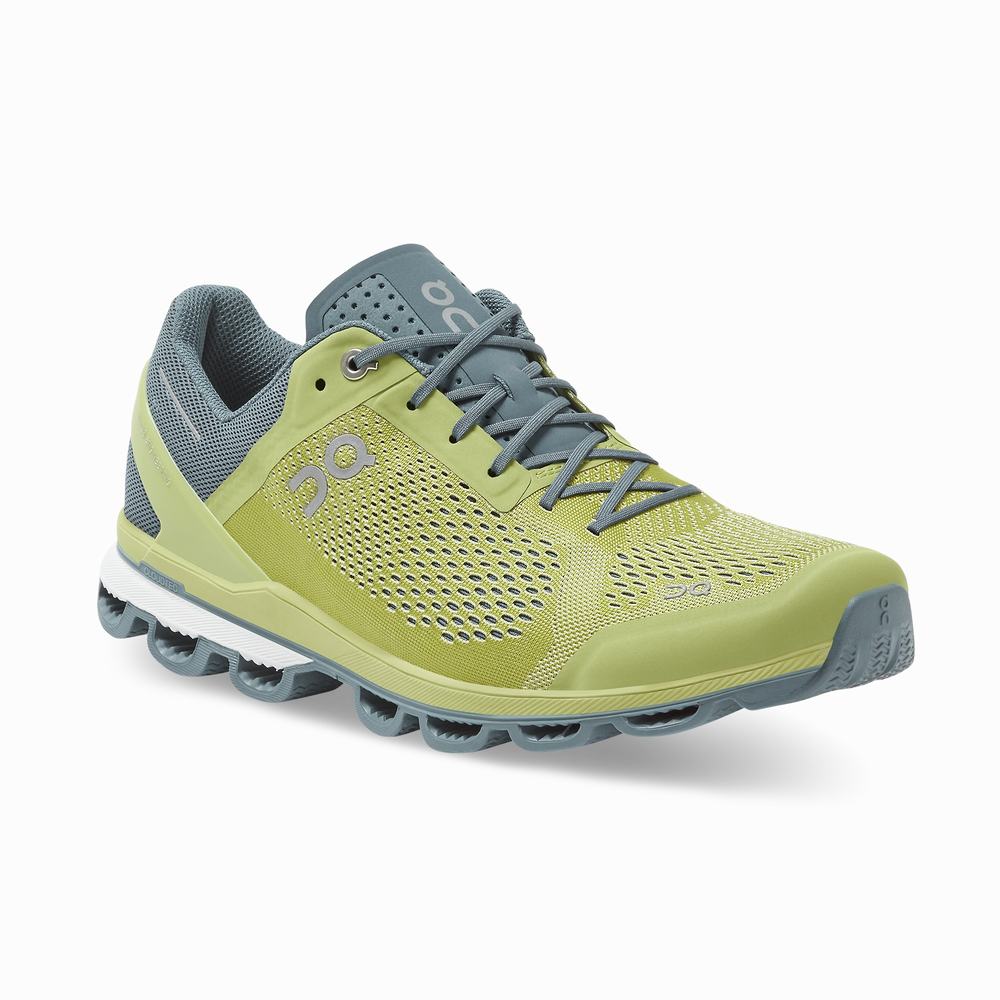 Men's On Cloudsurfer Training Shoes Green | USA-4962730