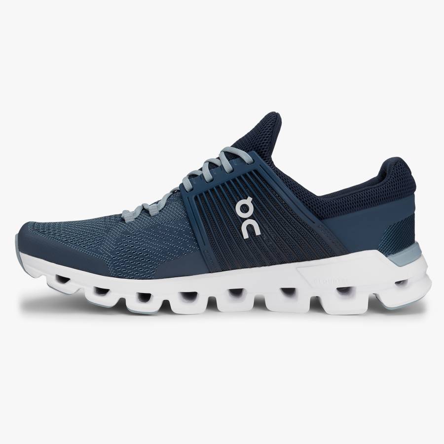 Men's On Cloudswift 1 Road Running Shoes Dark Blue | USA-2750439