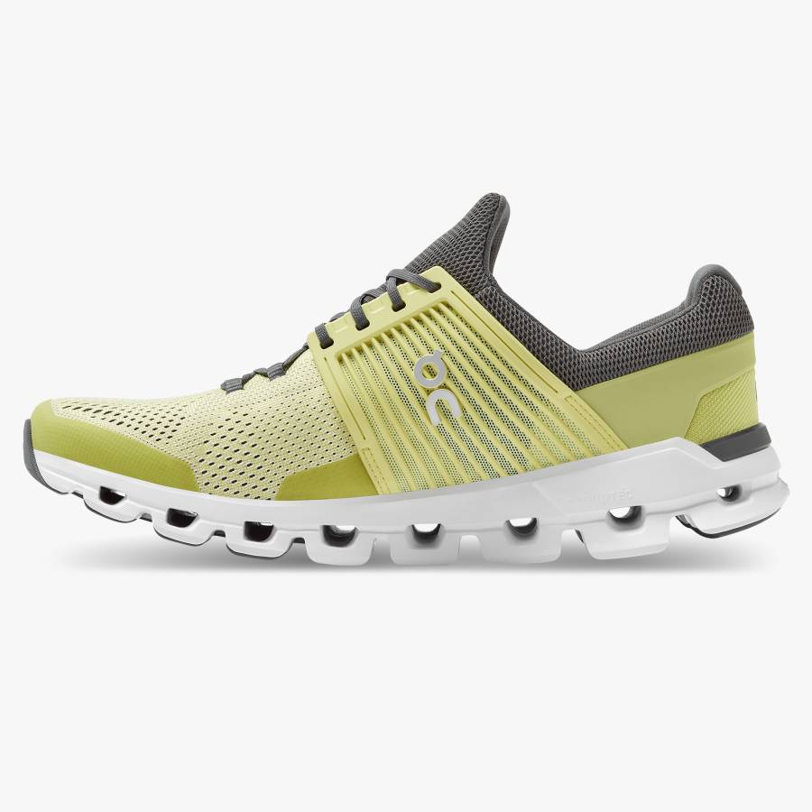 Men's On Cloudswift 1 Road Running Shoes Lemon | USA-3208567