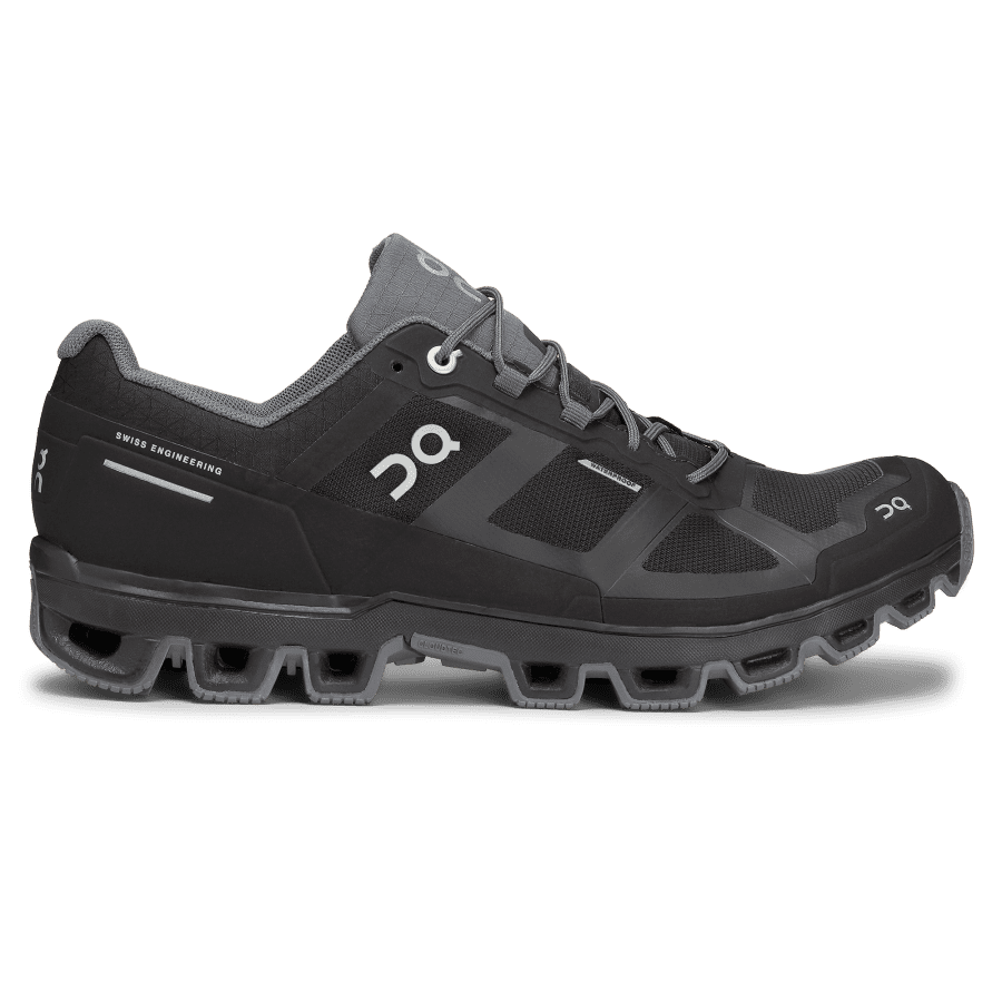 Men\'s On Cloudventure Waterproof 2 Hiking Shoes Black | USA-1932804