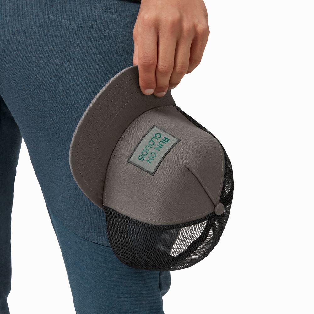 Men's On Crew Hats Grey | USA-1497832