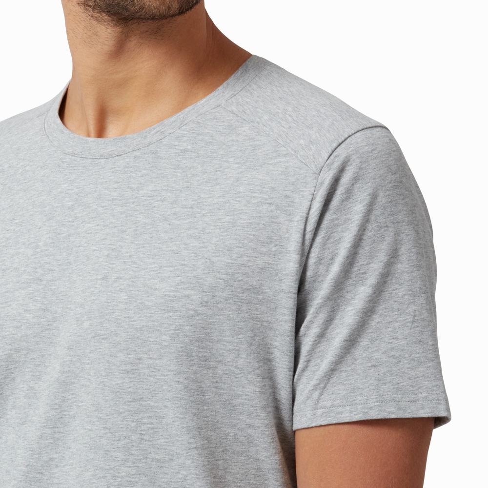 Men's On Performance T Shirts Grey | USA-7812590