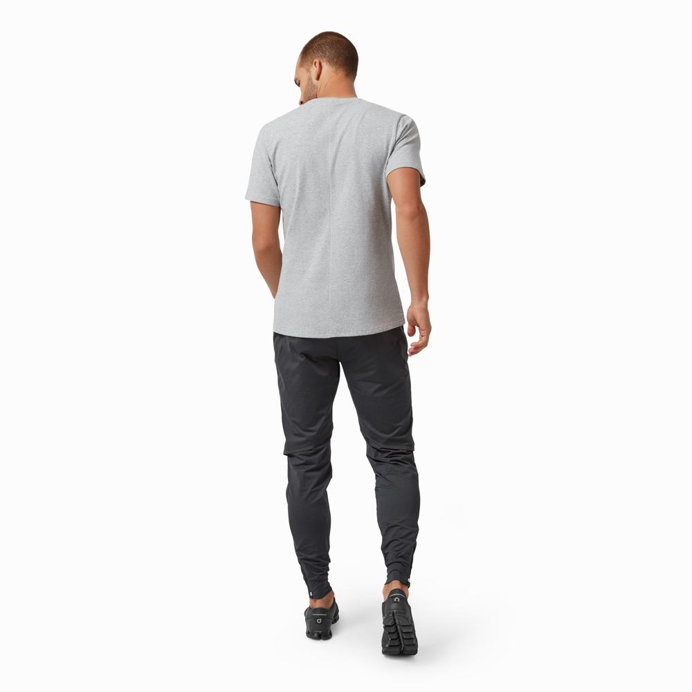 Men's On Running Running Pants Black | USA-1307249