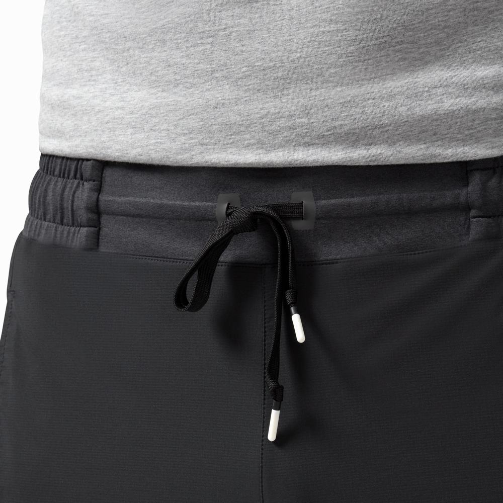 Men's On Running Running Pants Black | USA-1307249