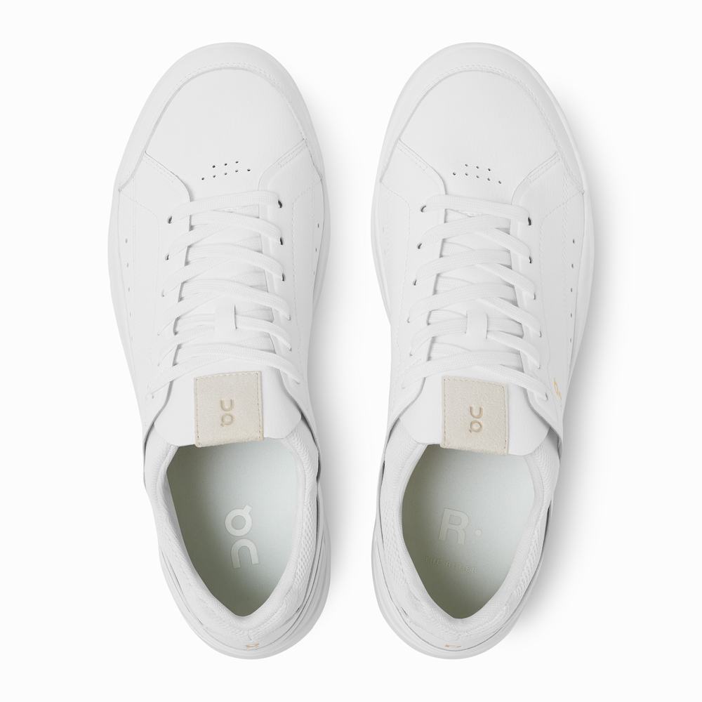 Men's On THE ROGER Centre Court Tennis Shoes White | USA-9561732