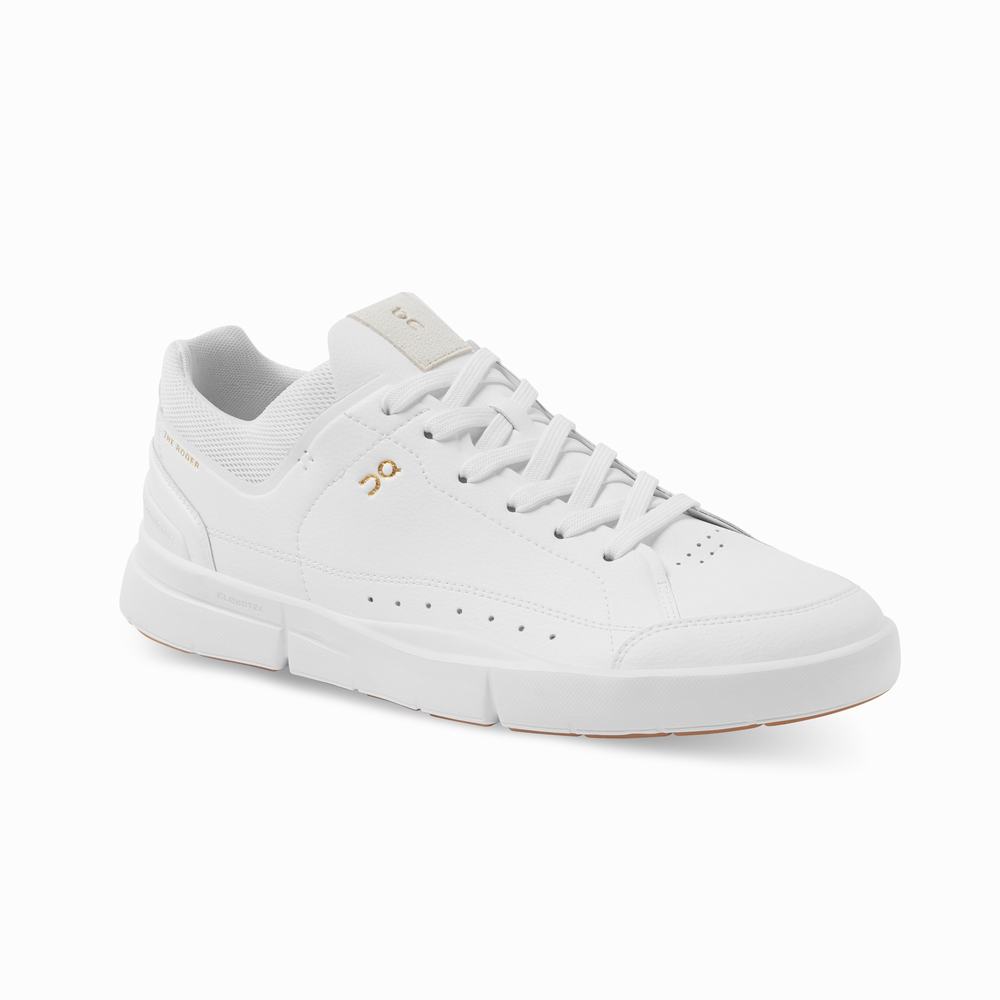 Men's On THE ROGER Centre Court Tennis Shoes White | USA-9561732