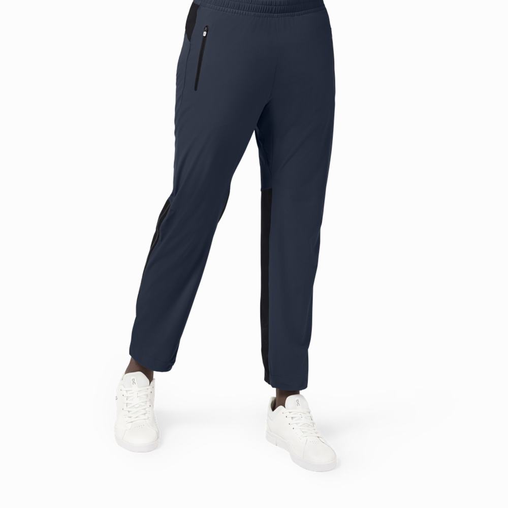 Men\'s On Track Track Pants Navy / Black | USA-9256148