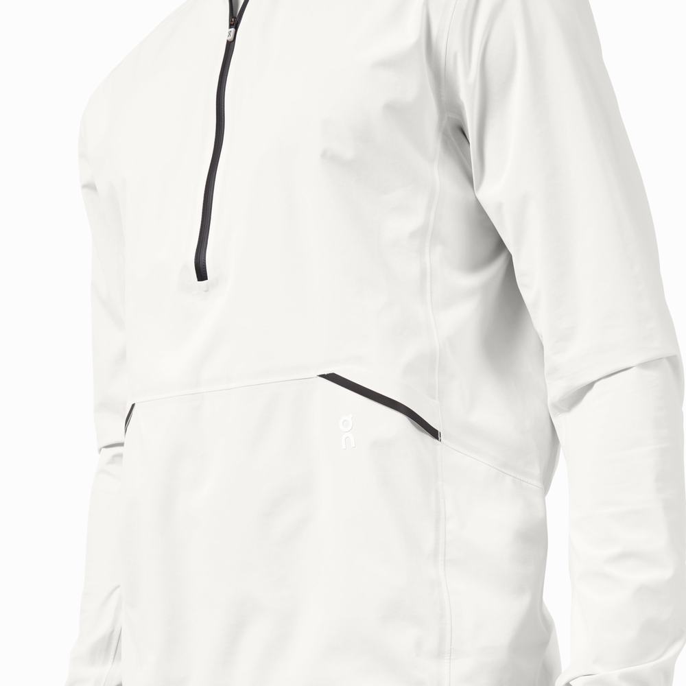 Men's On Waterproof Jackets White | USA-6109542