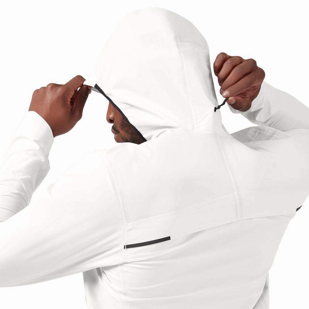 Men's On Waterproof Jackets White | USA-6109542