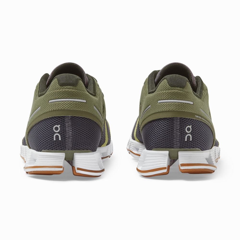 Women's On Cloud 70 | 30 Running Shoes Navy / Green | USA-3459807