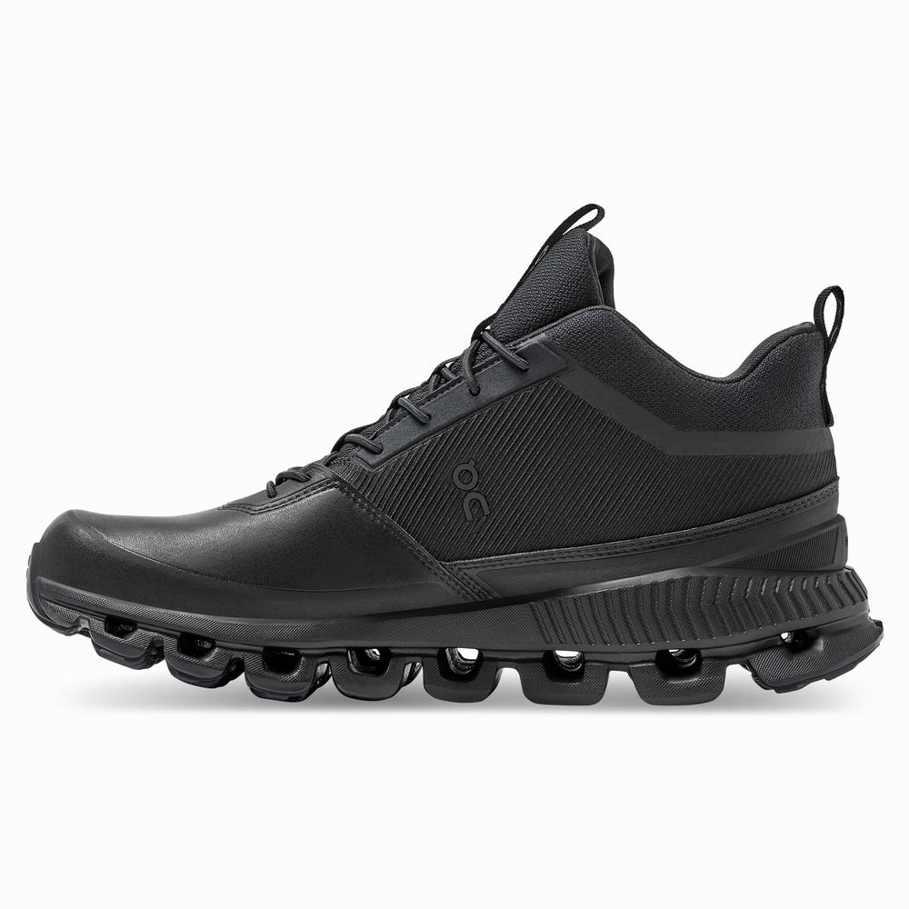 Women's On Cloud Hi Sneakers Black | USA-7952463