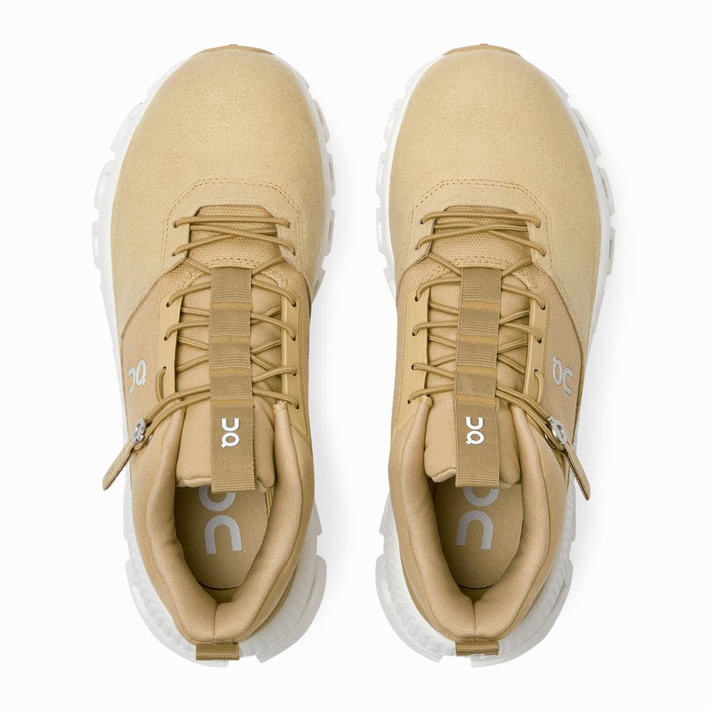 Women's On Cloud Hi Sneakers Gold | USA-7590483