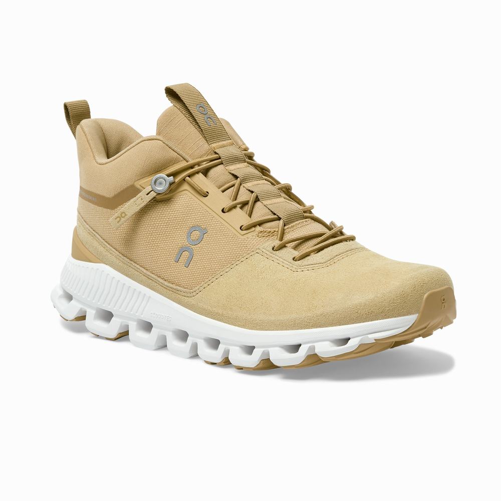 Women's On Cloud Hi Sneakers Gold | USA-7590483