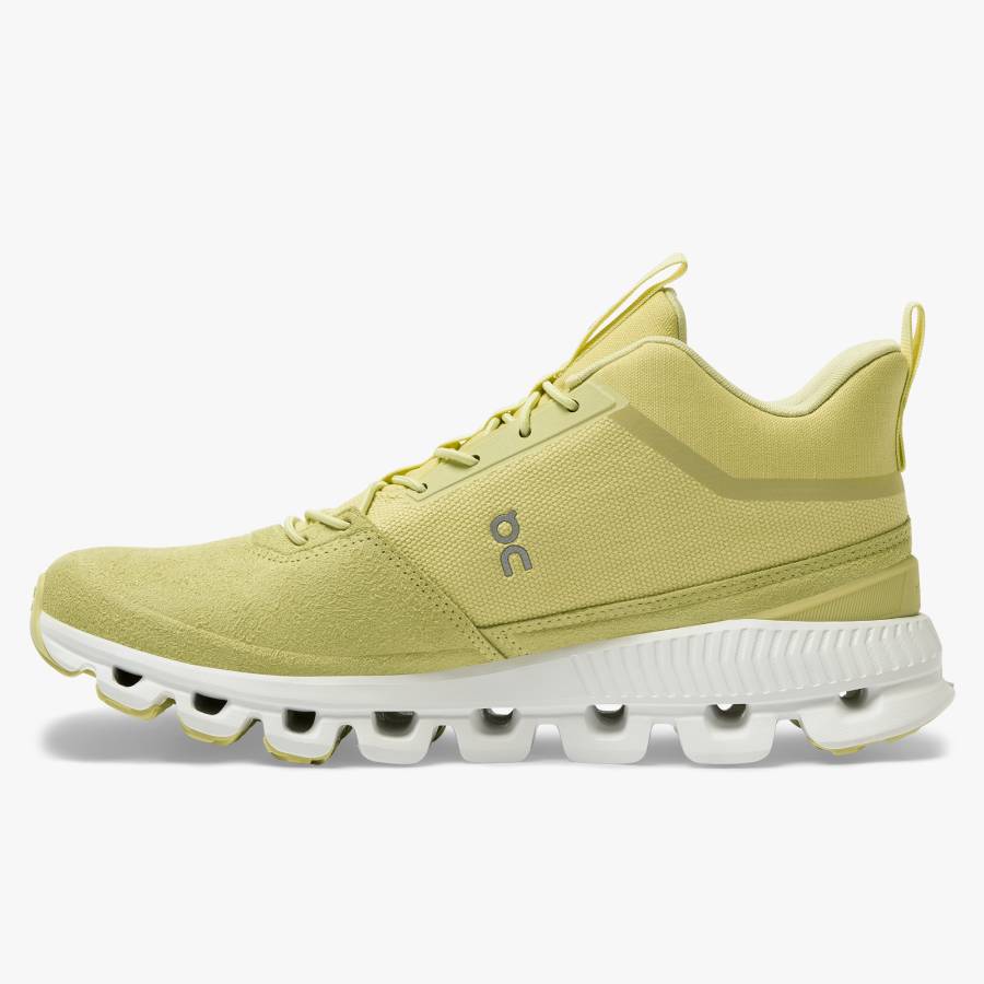 Women's On Cloud Hi Sneakers Lemon | USA-0614382