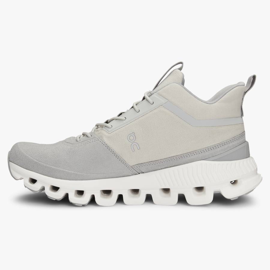 Women's On Cloud Hi Sneakers Light Grey | USA-3407612