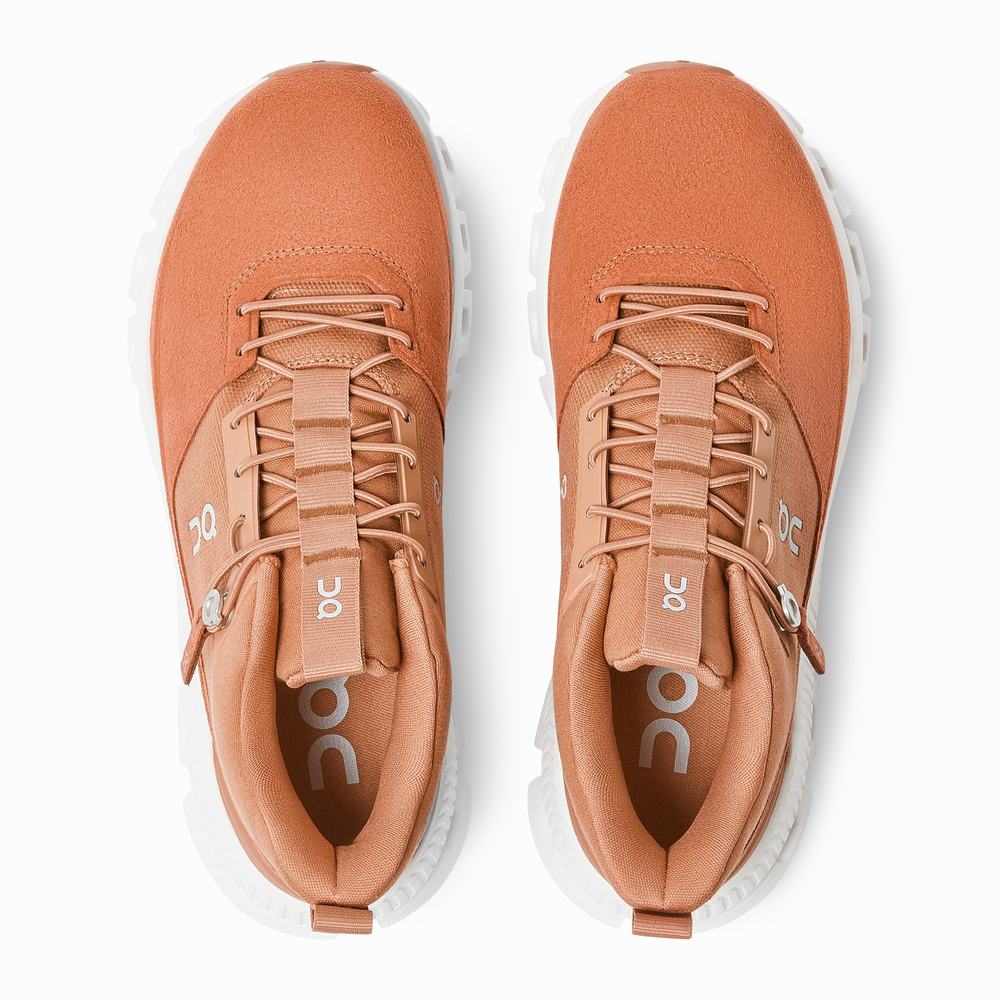 Women's On Cloud Hi Sneakers Orange | USA-2703891