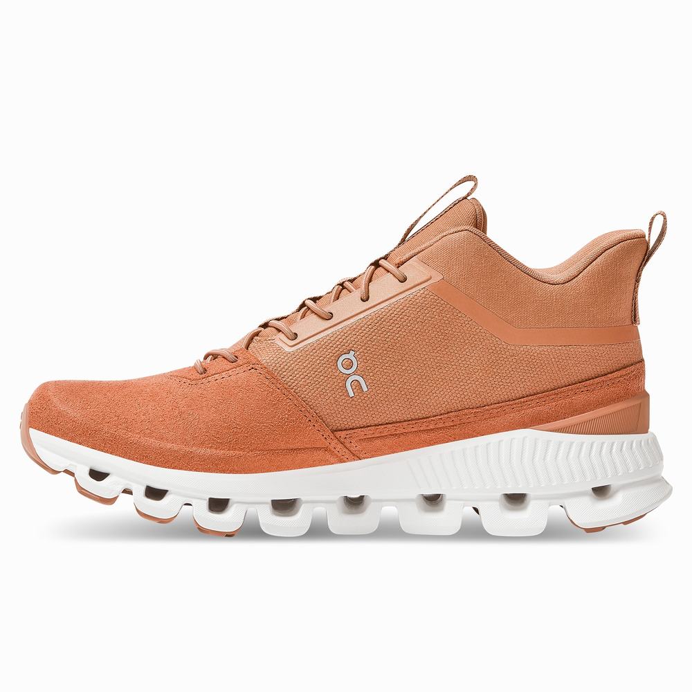 Women's On Cloud Hi Sneakers Orange | USA-2703891