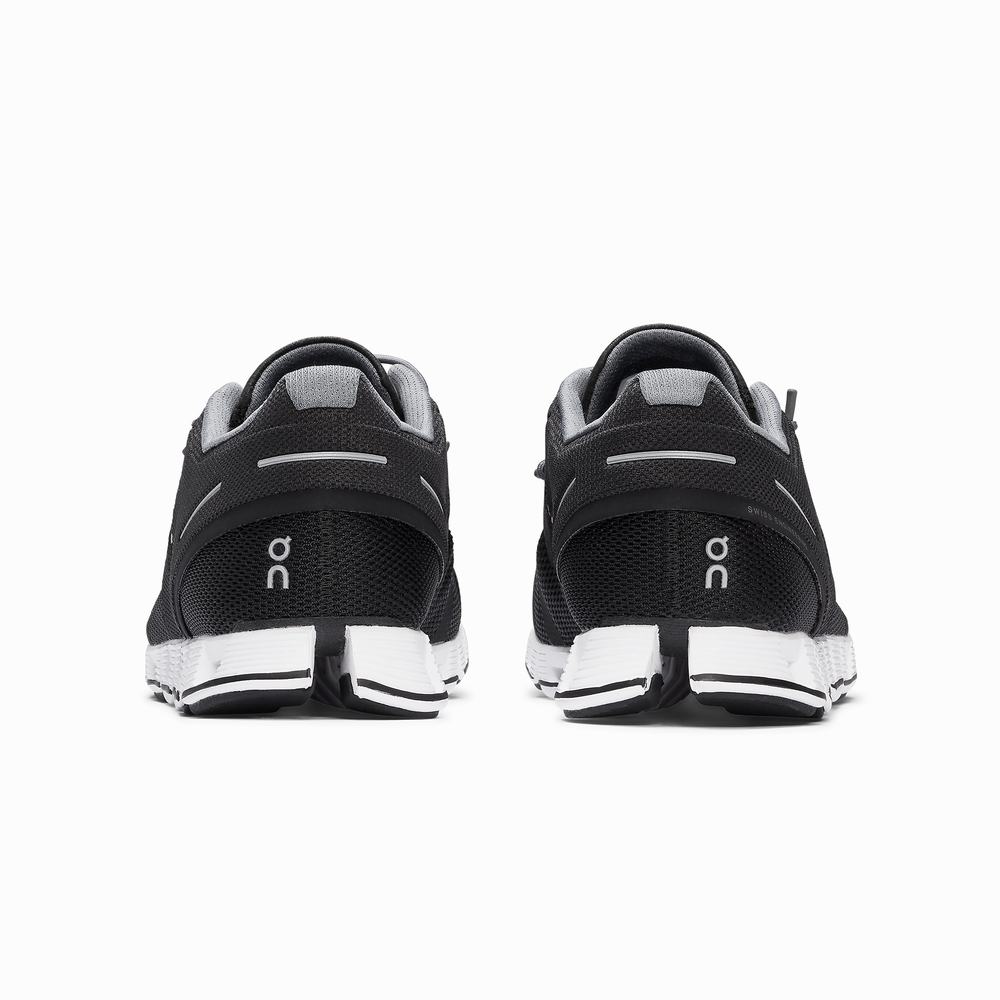 Women's On Cloud Running Shoes Black / White | USA-3916482