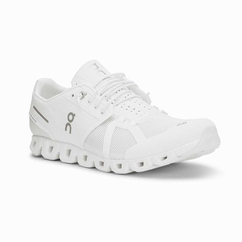 Women's On Cloud Running Shoes White | USA-5410276