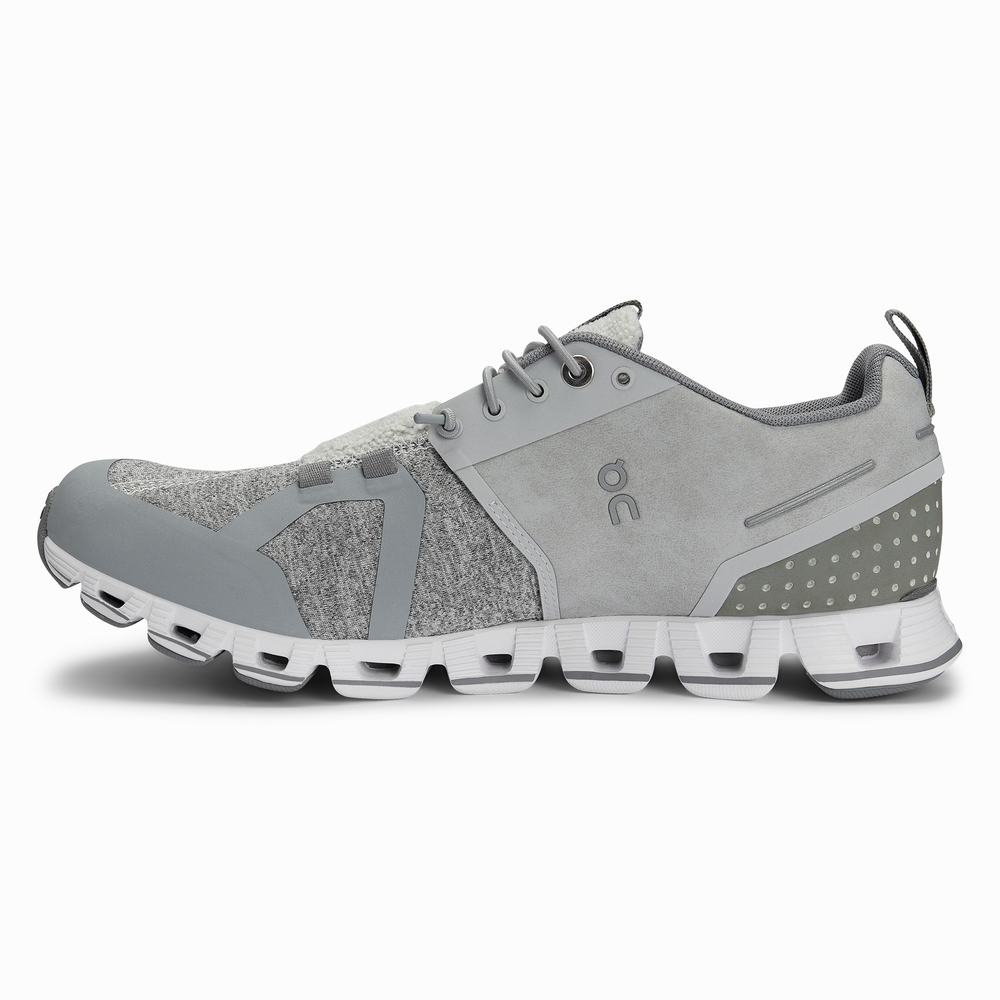 Women's On Cloud Terry Running Shoes Silver | USA-8301629