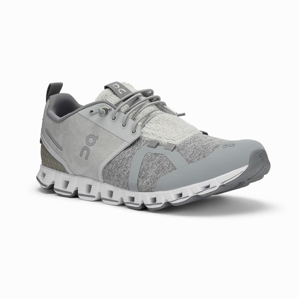 Women's On Cloud Terry Running Shoes Silver | USA-8301629