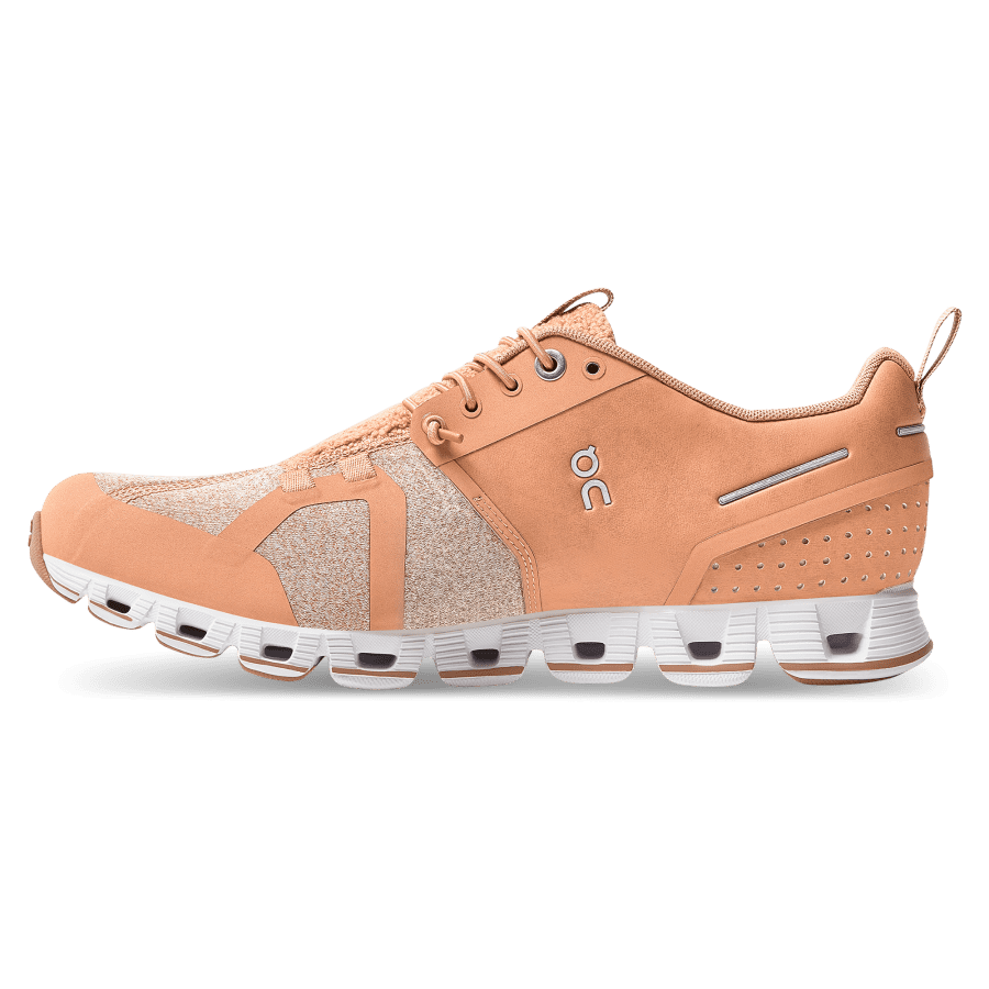 Women's On Cloud Terry Sneakers Light Brown | USA-8690142