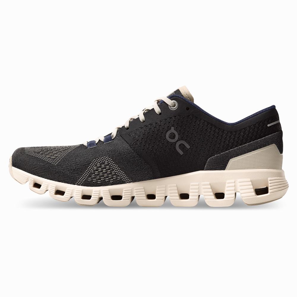 Women's On Cloud X Training Shoes Black | USA-9640231