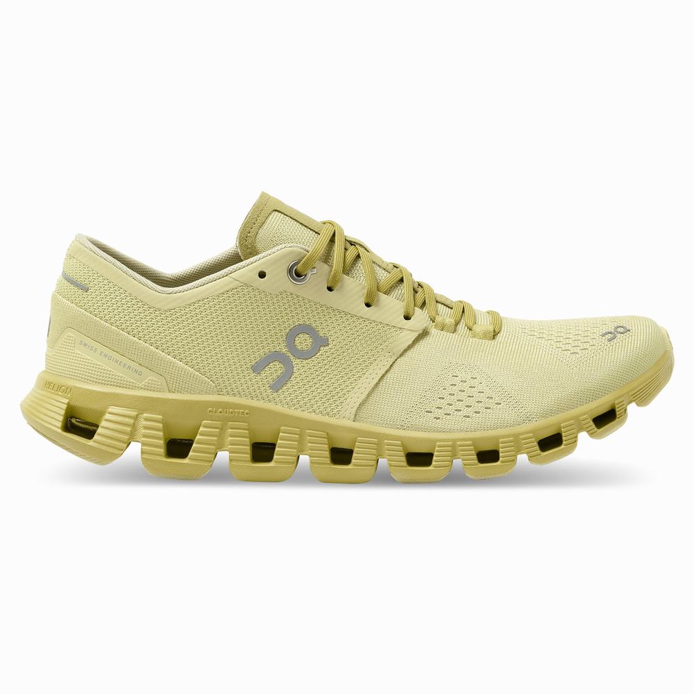 Women's On Cloud X Training Shoes Gold | USA-3476518