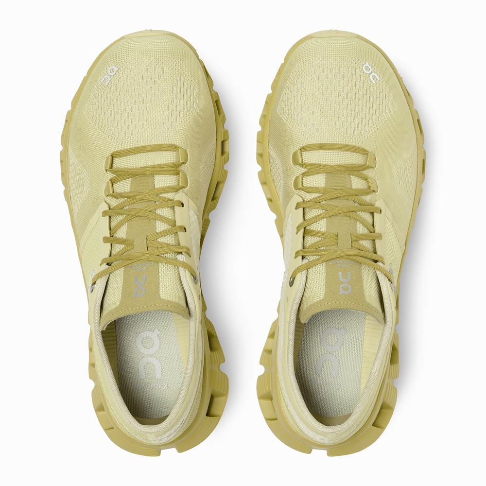 Women's On Cloud X Training Shoes Gold | USA-3476518