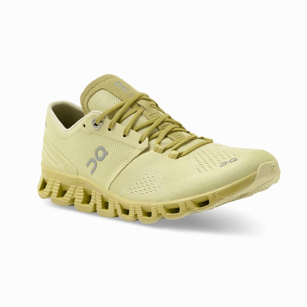 Women's On Cloud X Training Shoes Gold | USA-3476518